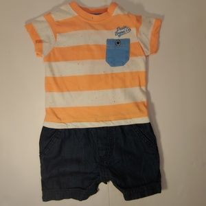 💥3 for $15💥6-9 month one piece boys NWOT!